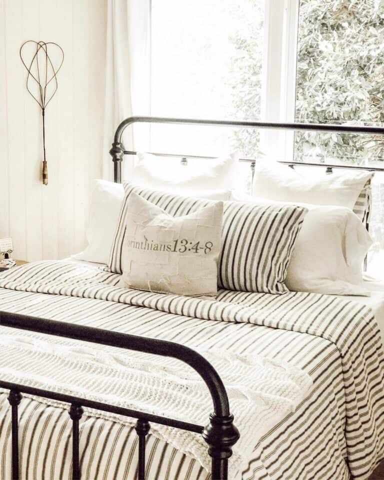 Striped Bedding for Guest Rooms