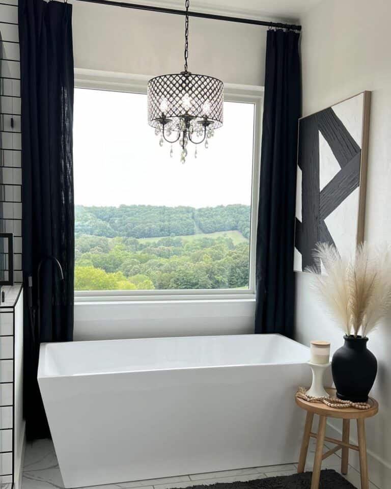 Stunning Soaker Tub and View