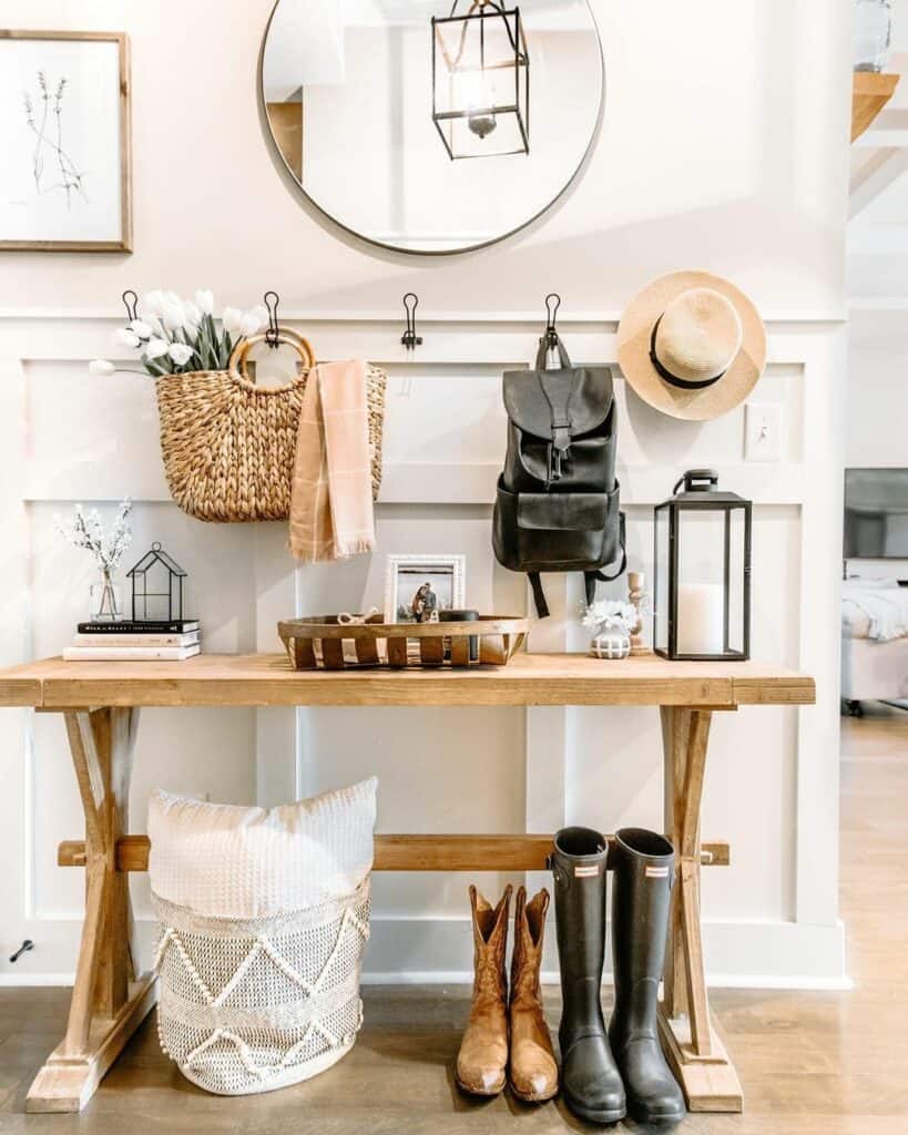 Summer Decorated Entry Table