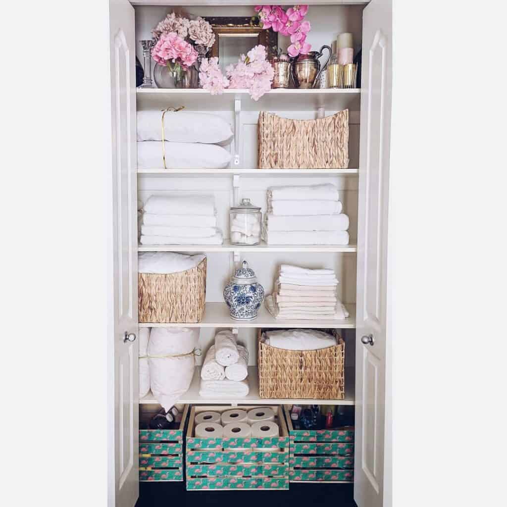 12 Bathroom Closet Ideas For A Clutter-Free Space