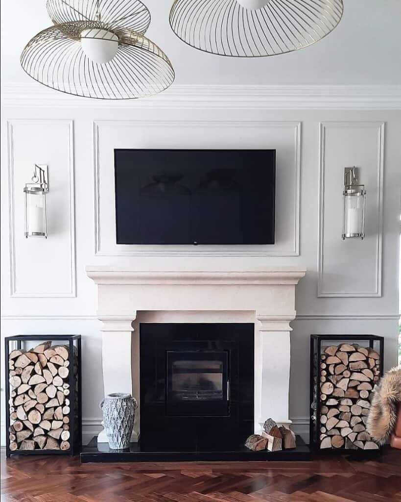 Symmetrical and Modern Living Room