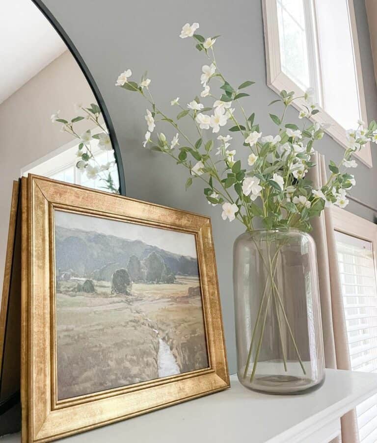 Timeless and Elegant Mantel Look
