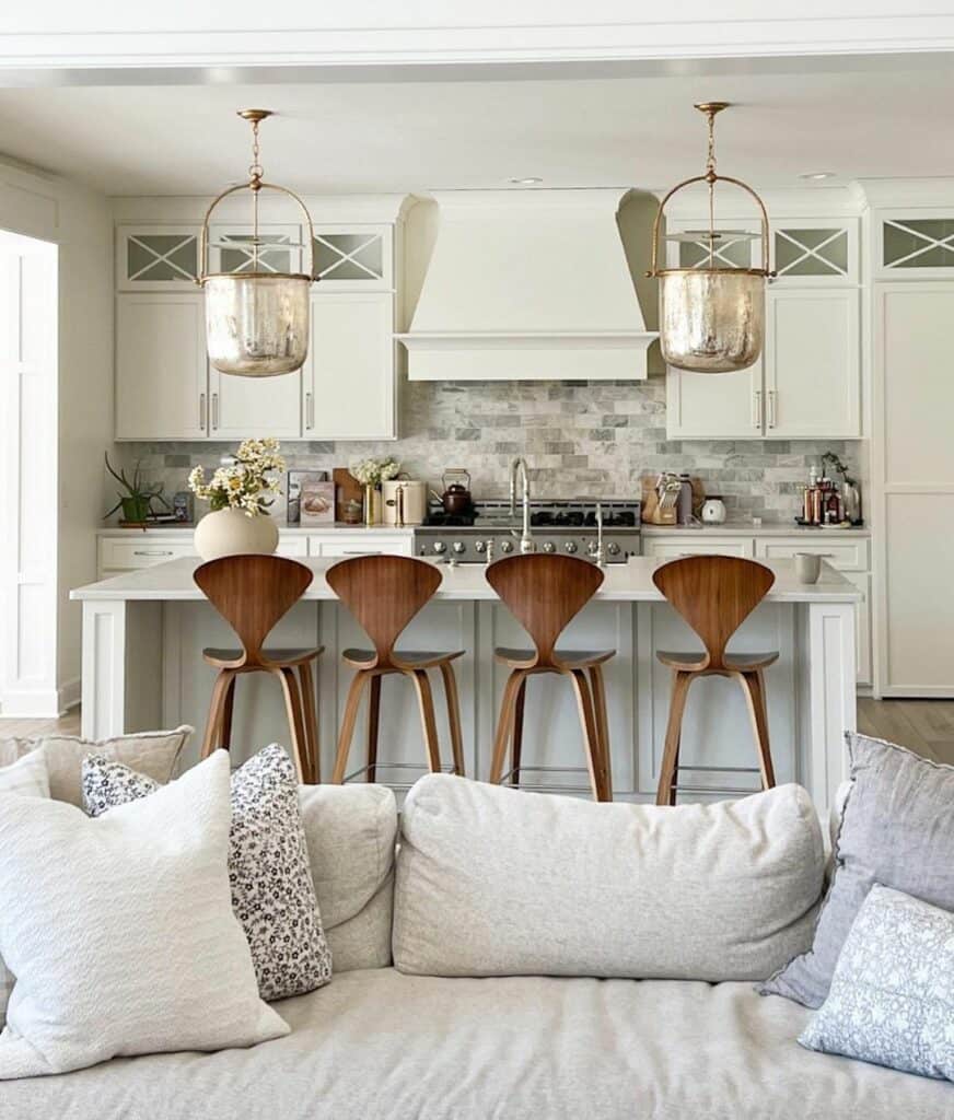 Unique Pendant Lights Over Kitchen Island