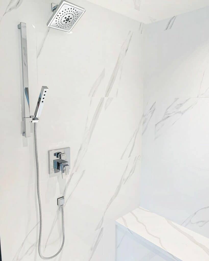 Using Marble Slabs in a Bathroom Shower