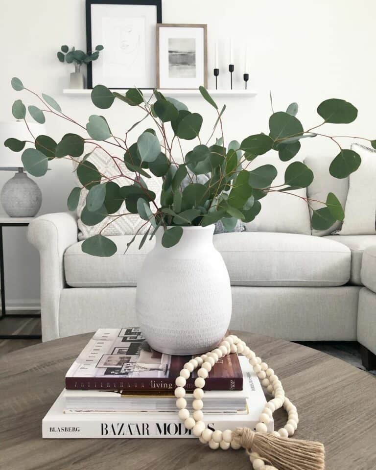 Vibrant Eucalyptus in Modern Room