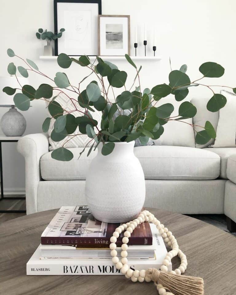 Vibrant Eucalyptus in Modern Room