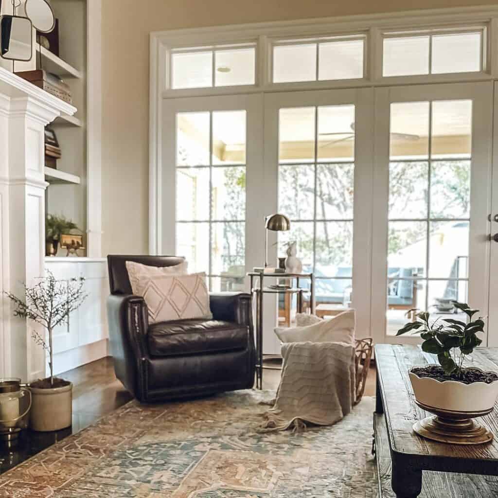 Vintage Home With French Doors