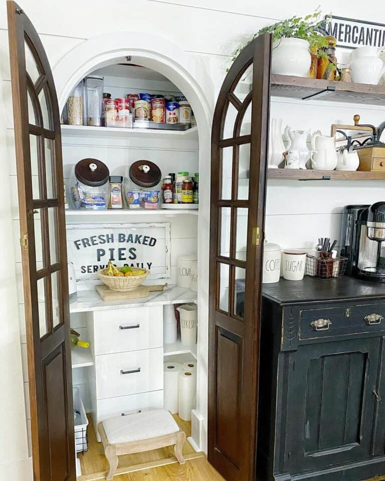 Vintage Styling for Pantry