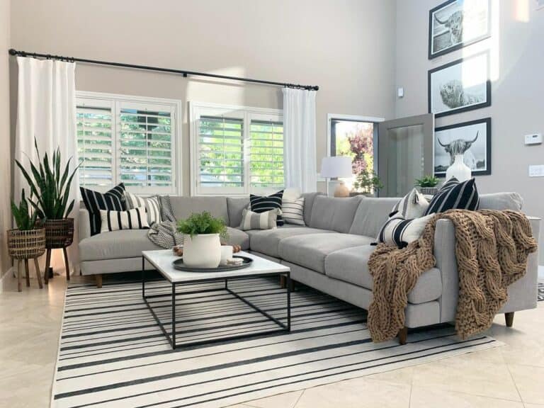 Western-inspired Modern Living Room Ideas