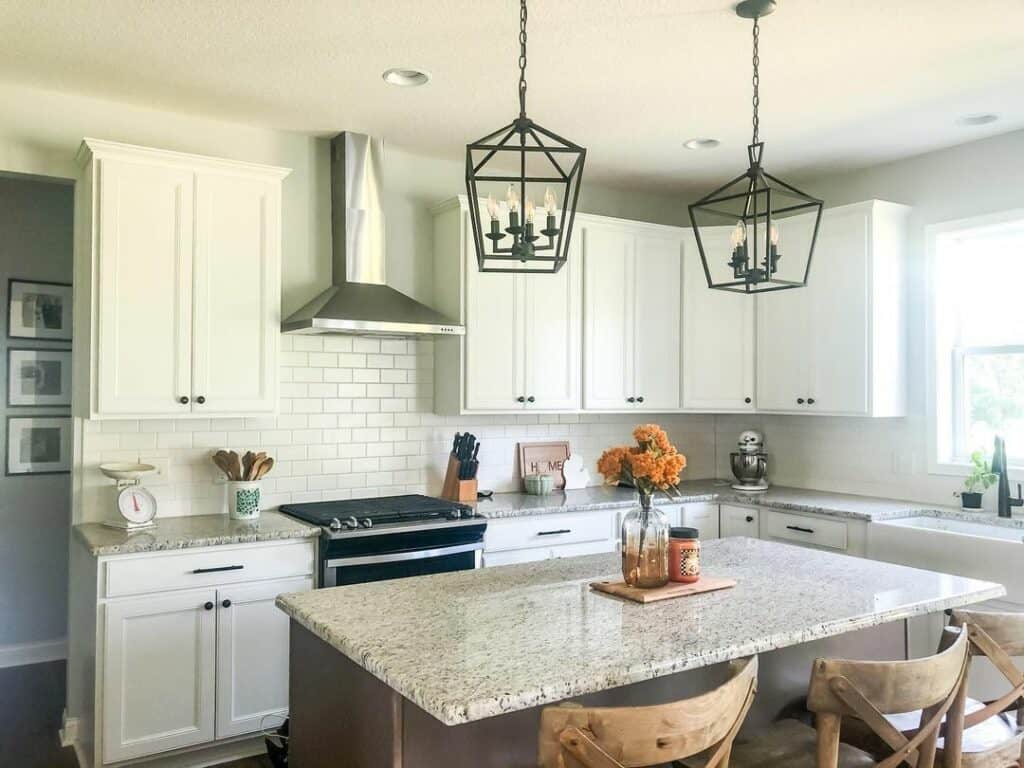 White Farmhouse Kitchen Cabinets