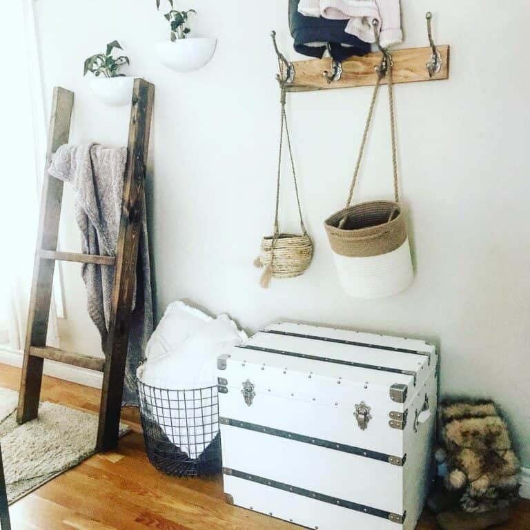 White Furniture and Wooden Accents