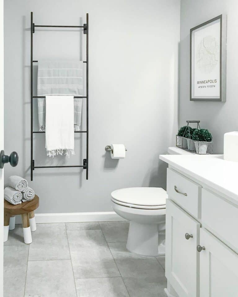 White Modern Master Bathroom Ideas