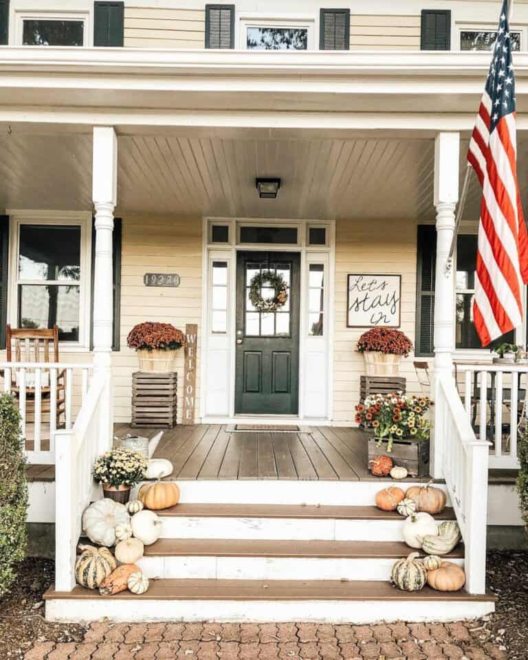 White Posts and Banisters