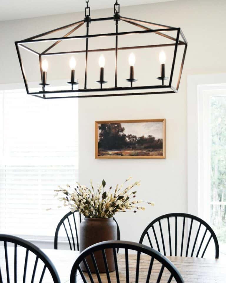 White Trim Accentuates Beige Walls