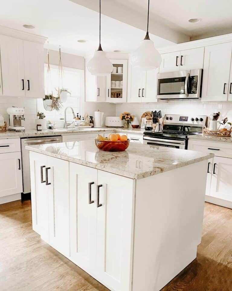 White and Beige Kitchen Inspiration