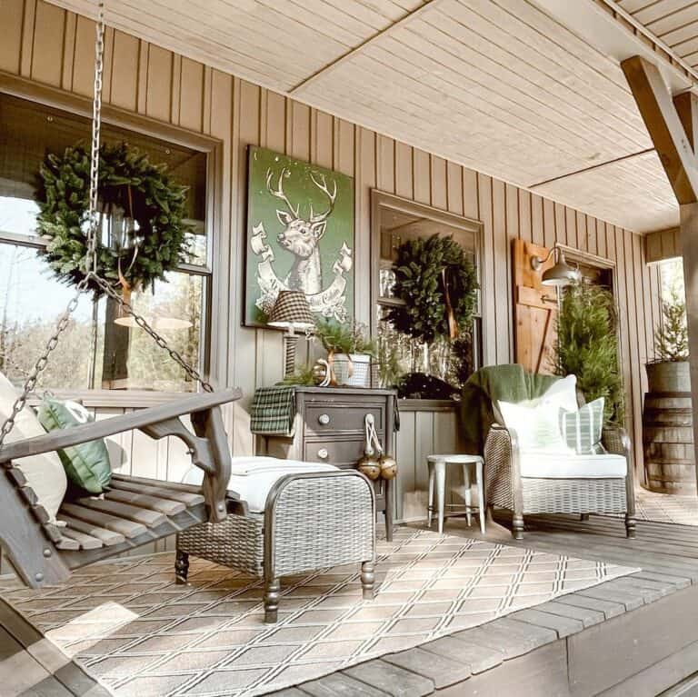 Wilderness-inspired Porch Décor Ideas With Greenery