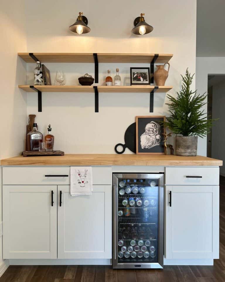 Winter Touches for Kitchen Counter