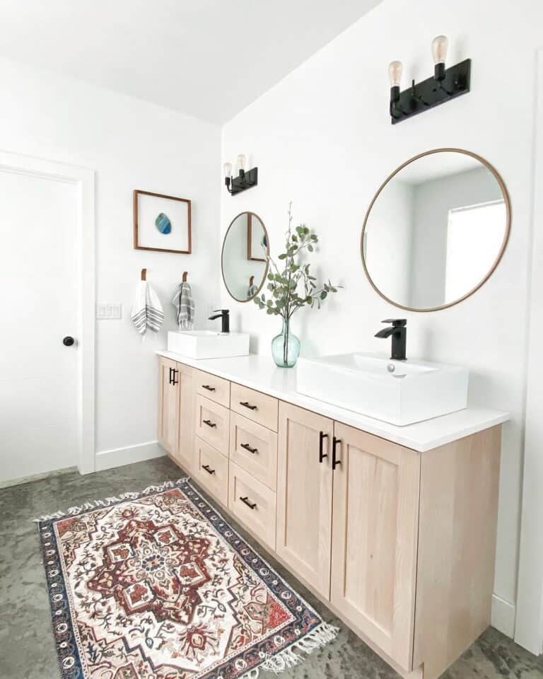 Wooden Sink Vanity for Bathroom