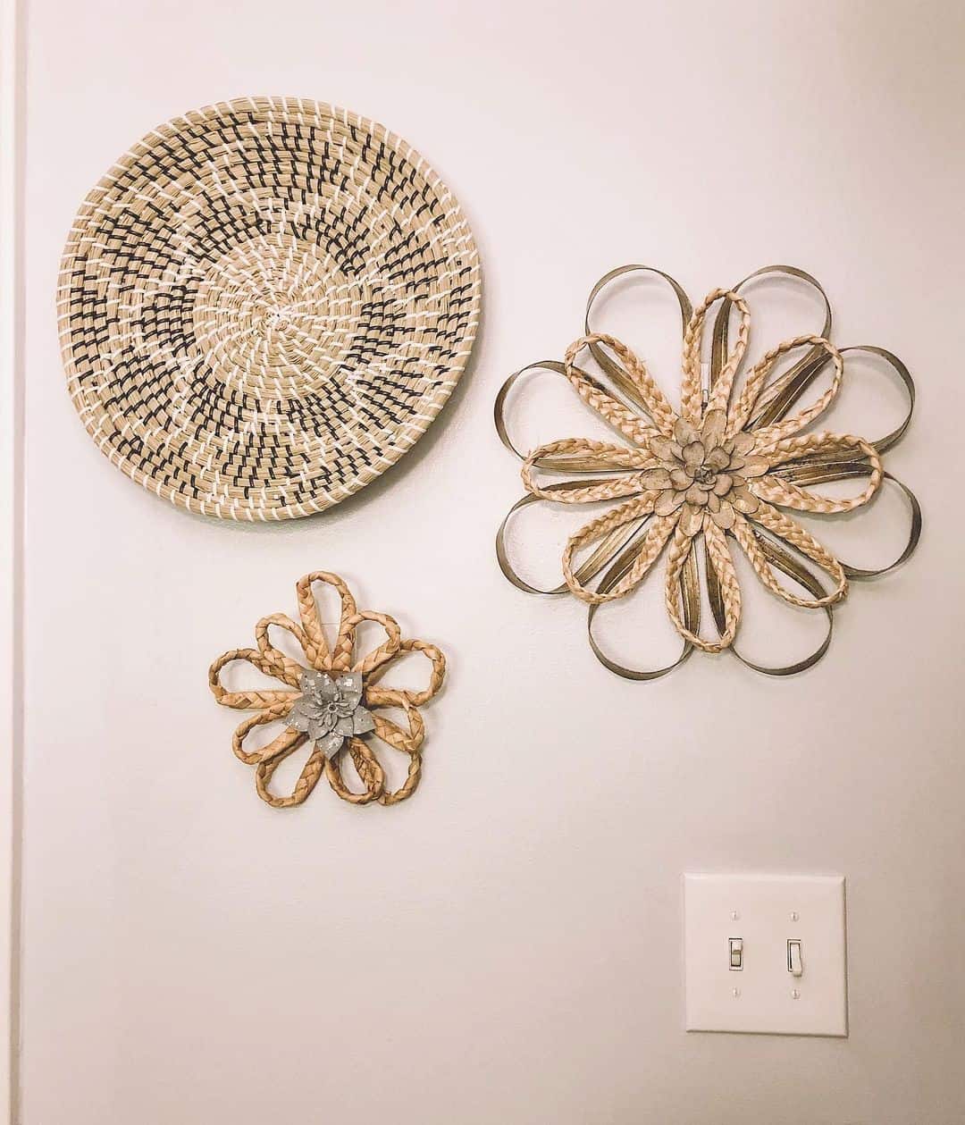 Woven Baskets for a Cute Boho Accent Wall - Soul & Lane