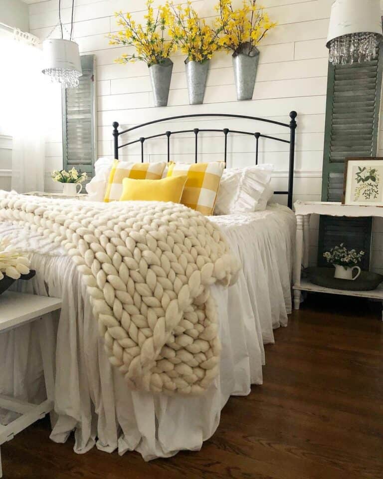 Yellow and White Bedroom Ideas