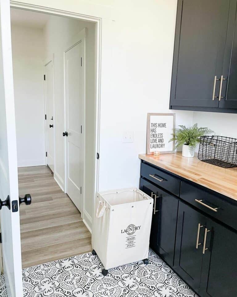 Black Cabinets With Long Gold Handles