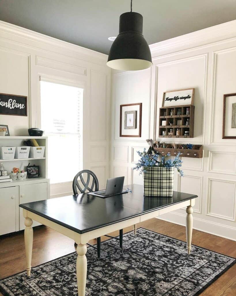 Chic Craft Room With Organized Décor