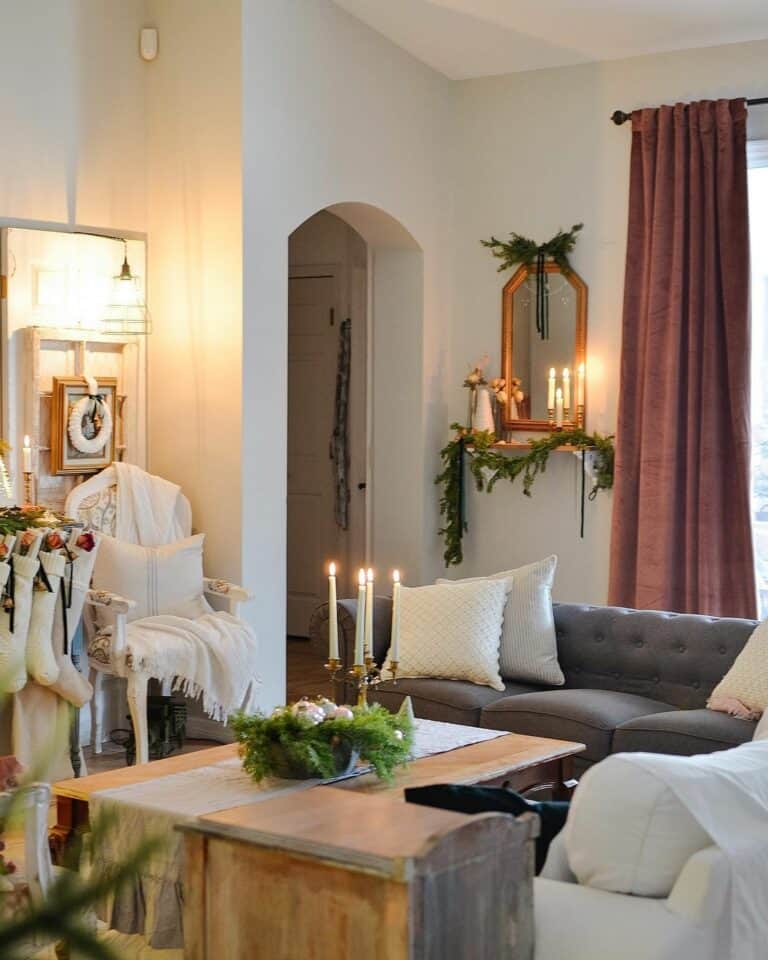 Comfort With Warm Tones and Festive Accents