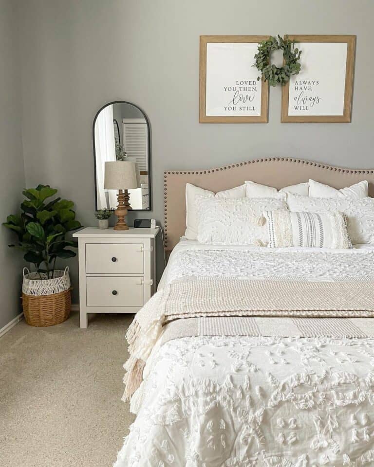 Coordinated Canvases Above Neutral Bed