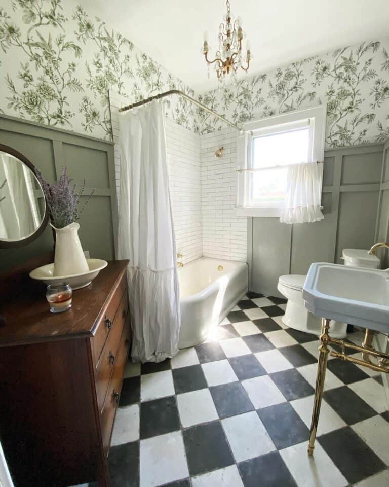 Corner Dresser and Console Sink