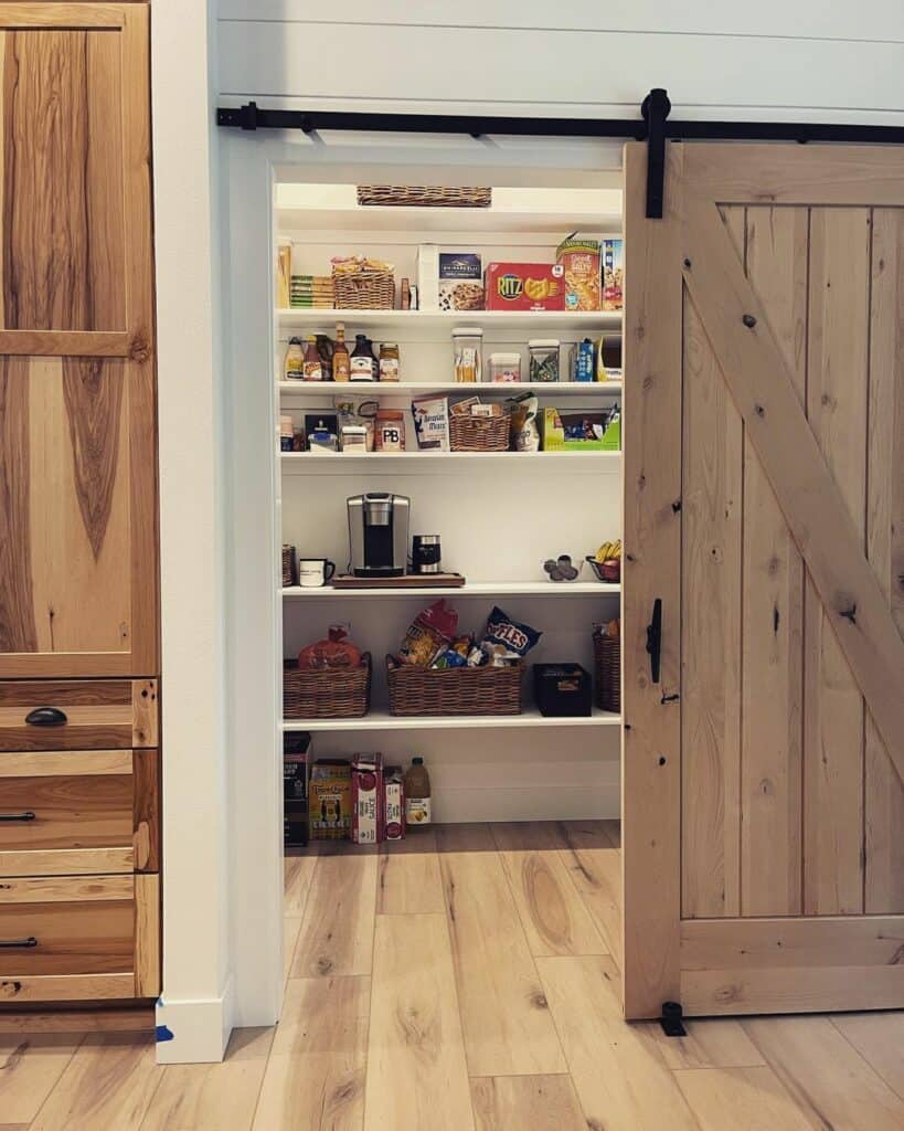 Custom Coffee Bar in Kitchen Pantry