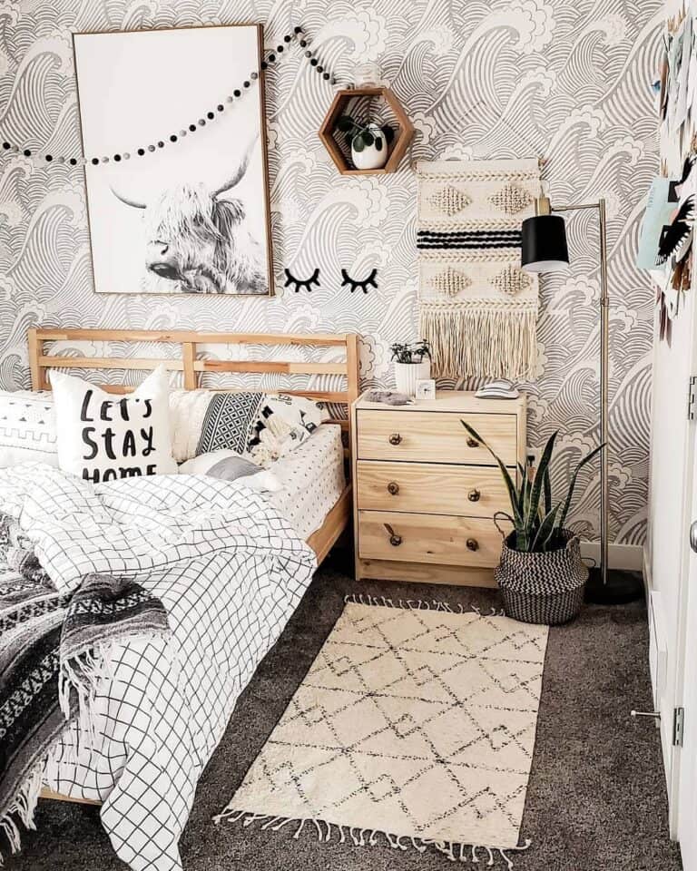 Cute Bedroom Ideas With Wallpaper