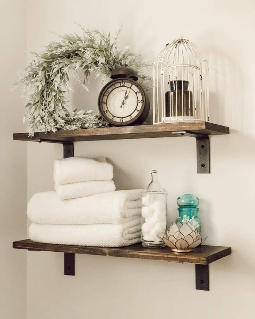 Distressed Decorative Shelving