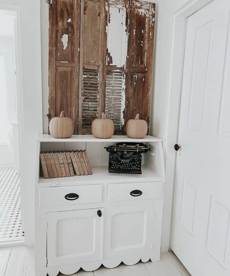 Distressed Shutters for Unique Décor