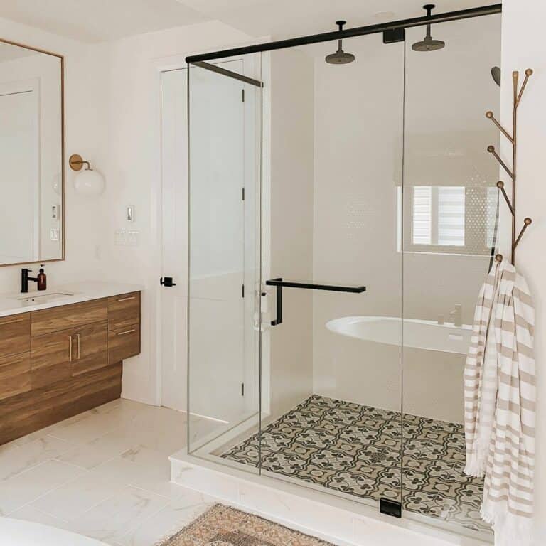 Double Waterfall Shower Heads