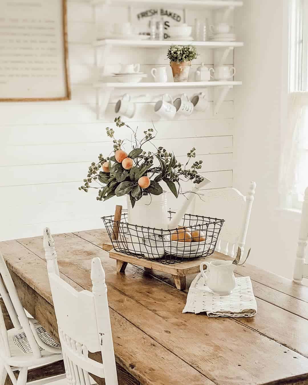 Modern farmhouse dining table centerpiece ideas at edward padgett blog