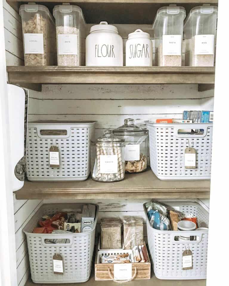 Farmhouse Pantry Storage