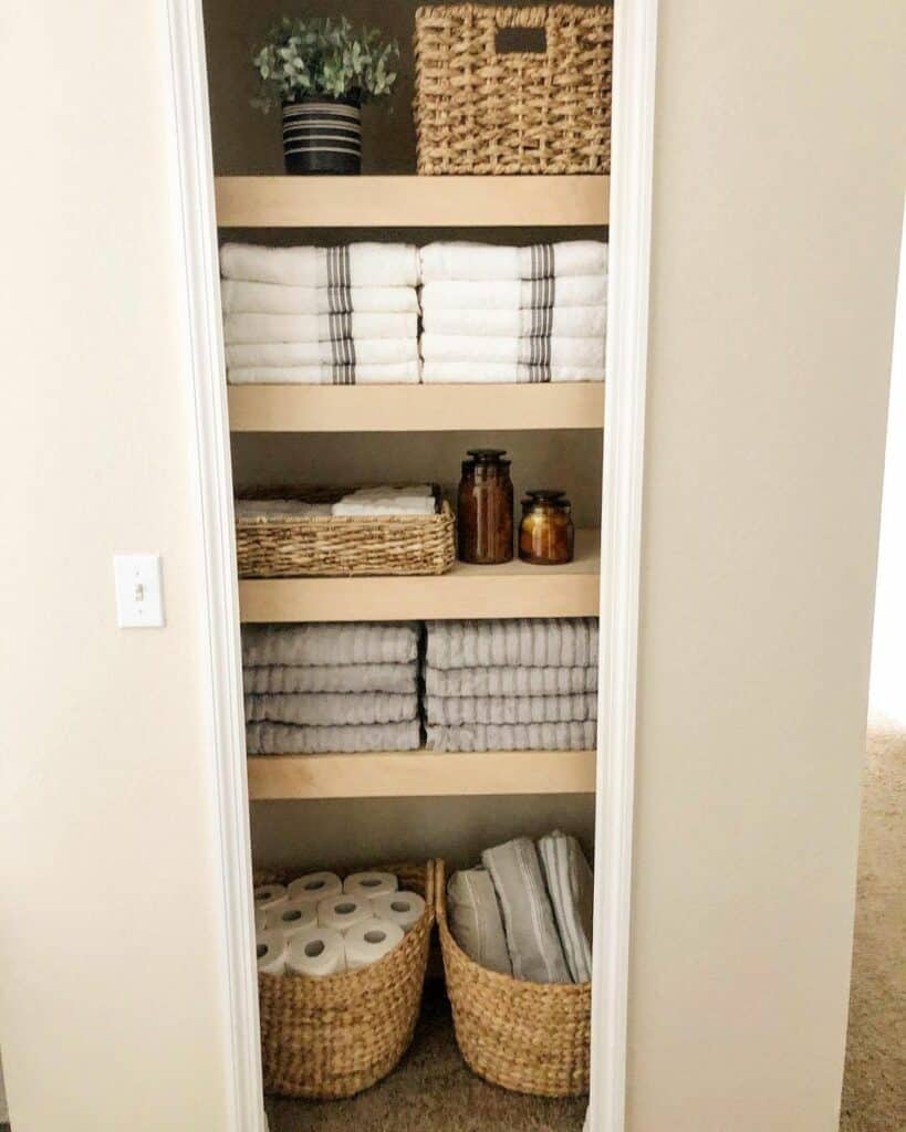 Hiding Traditional Wire Shelves