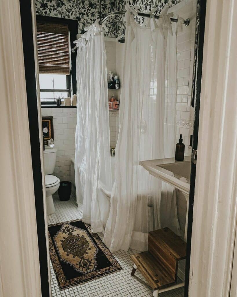 Ideas for a Small Bathroom Shower Curtain