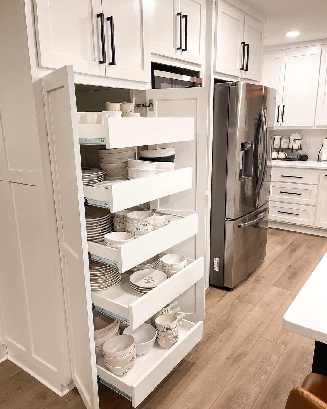 Kitchen Cabinet With Pull-out Drawers - Soul & Lane