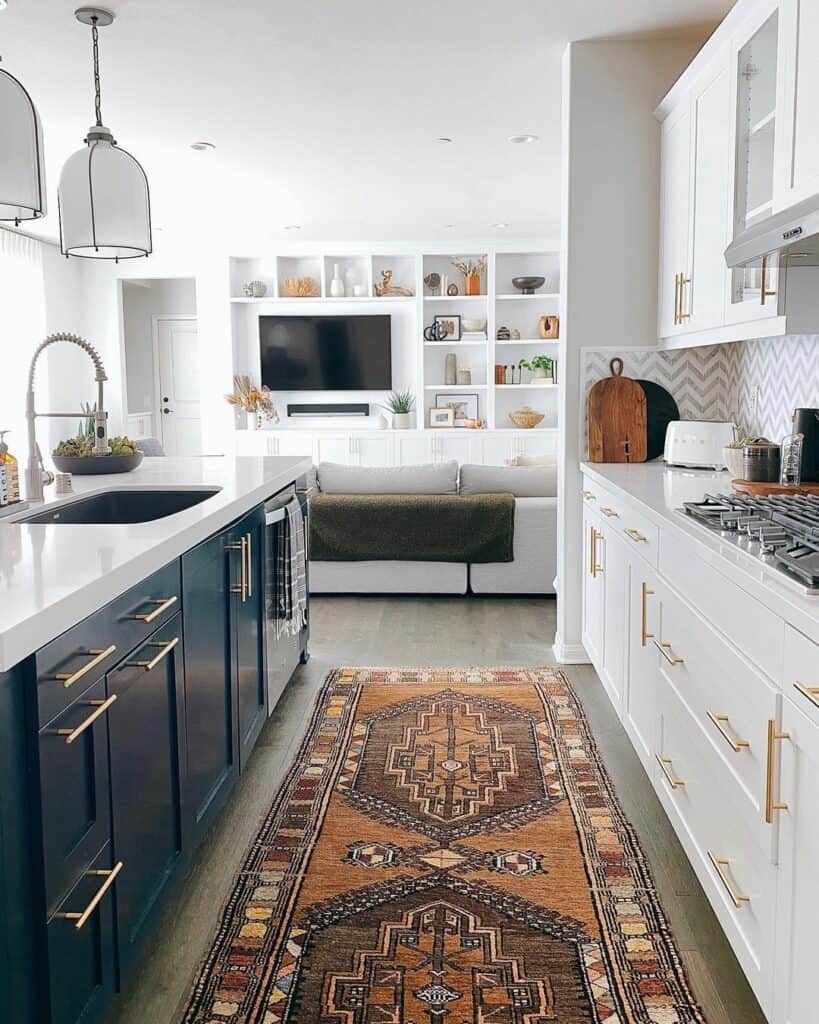 Kitchen Cabinets With Gold Handles