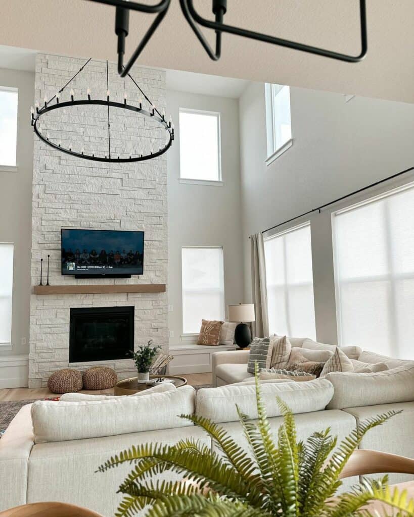 Mixing Various Chandeliers Within a Living Space