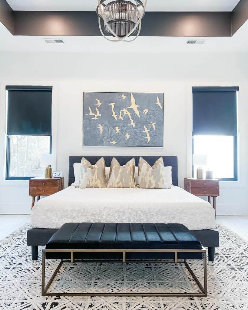 Elegant Feminine Black and White Bedroom Ideas for a Timeless Look