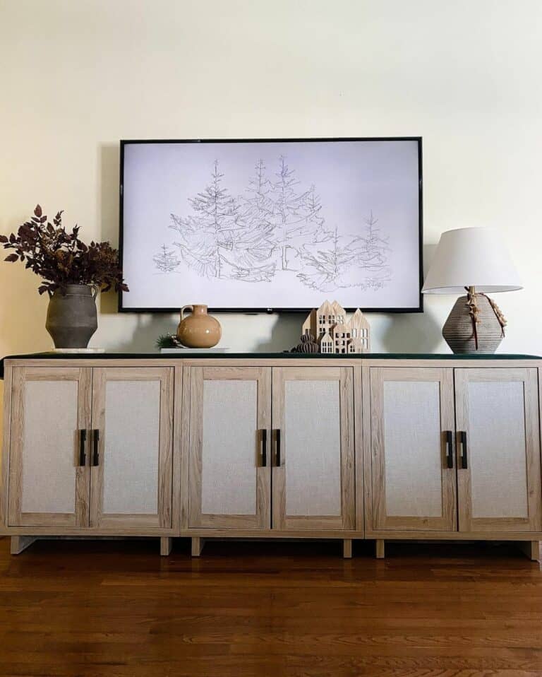 Rustic and Modern TV Console Accessories