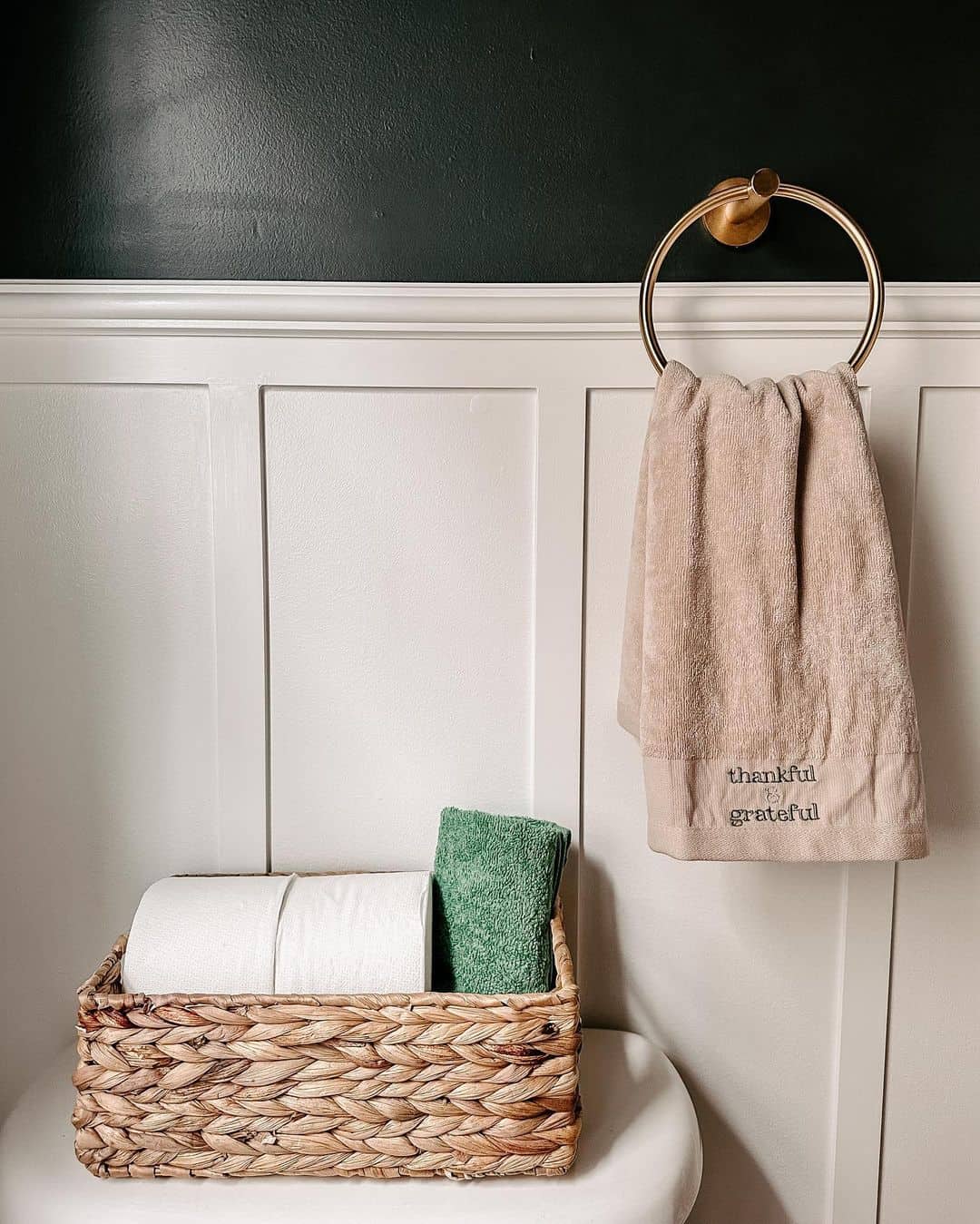 Simple Black Wall With White Wainscoting Soul & Lane