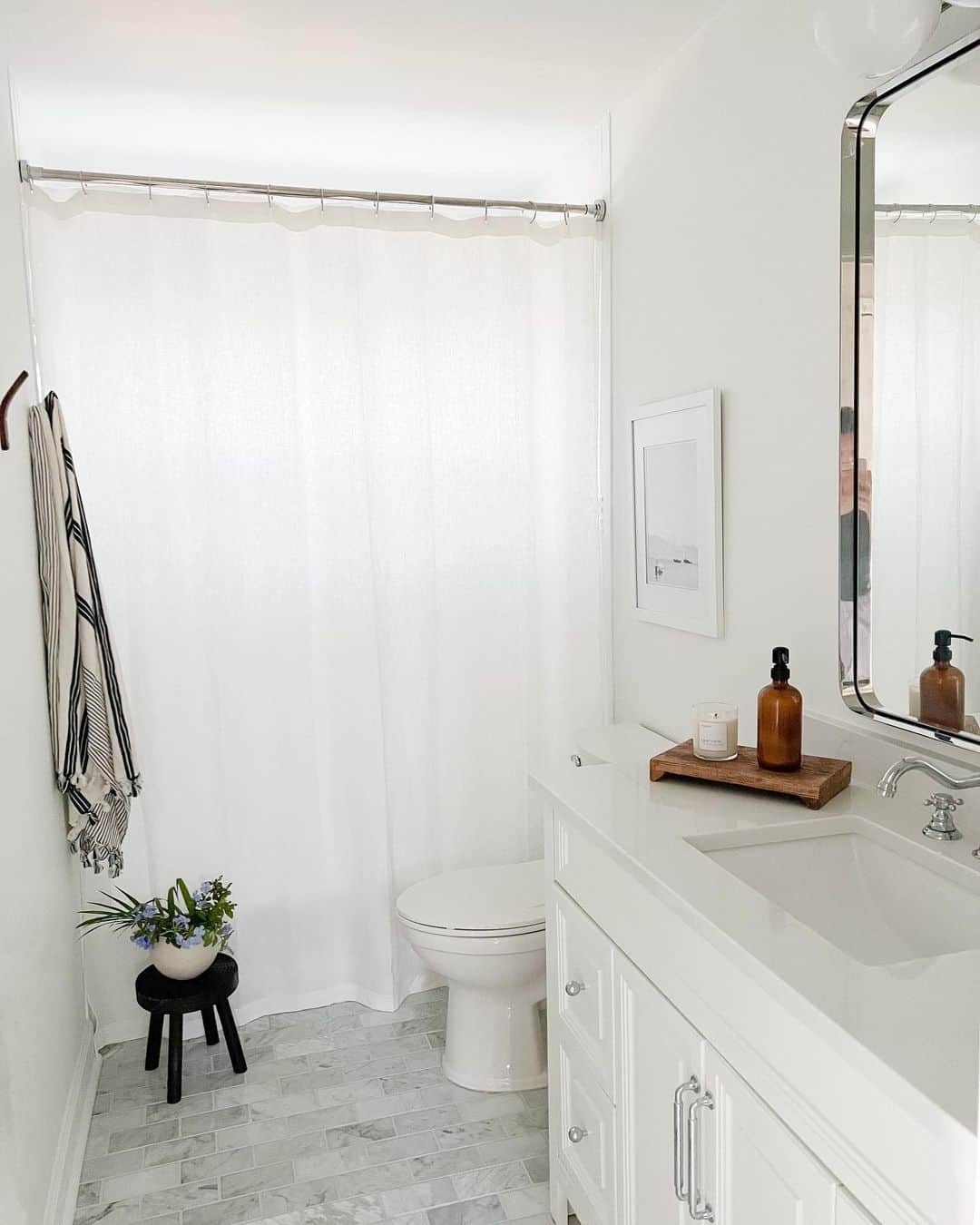 Simple white shower curtains for modern white bathrooms soul lane