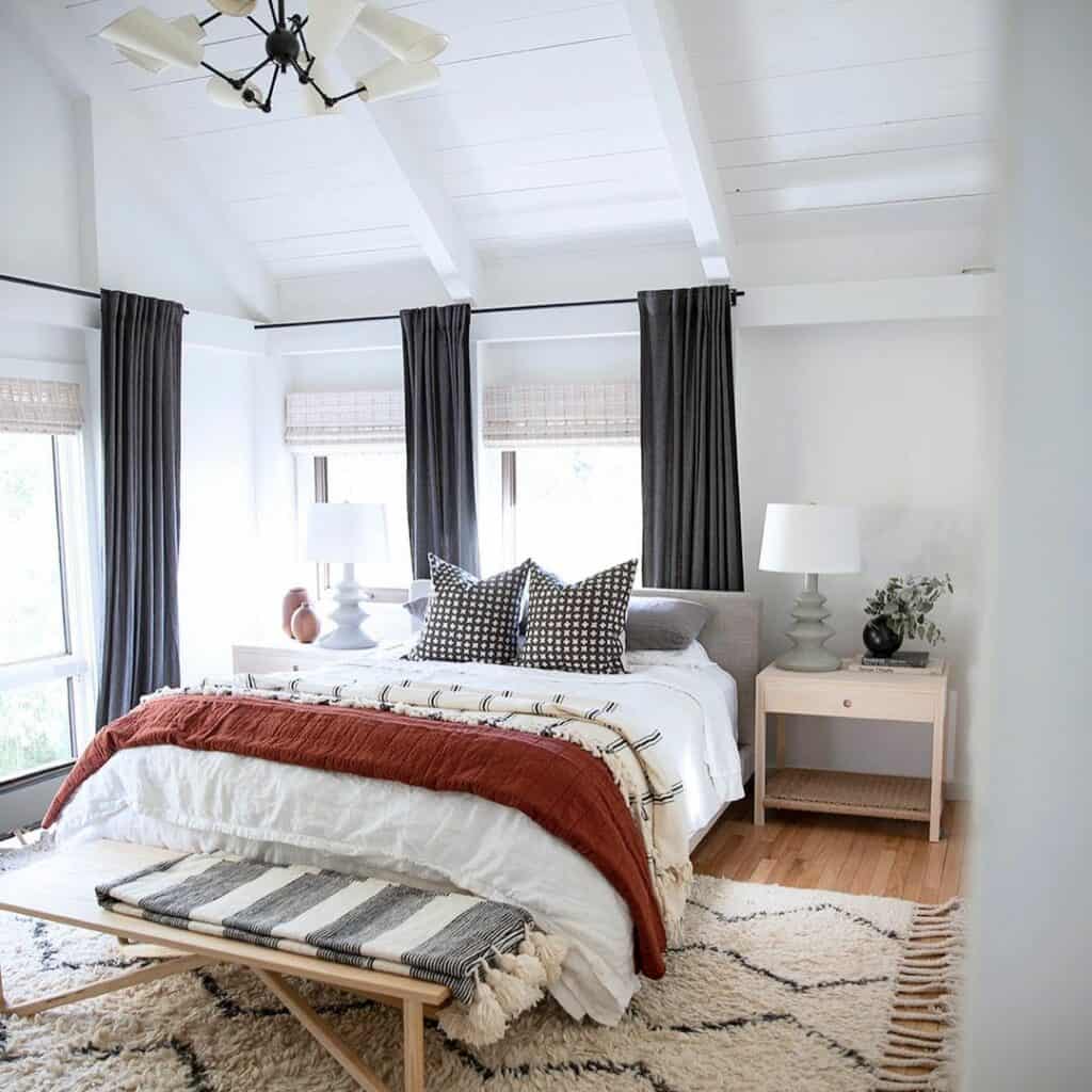 Small Bedroom Layout Ideas With Vaulted Ceilings