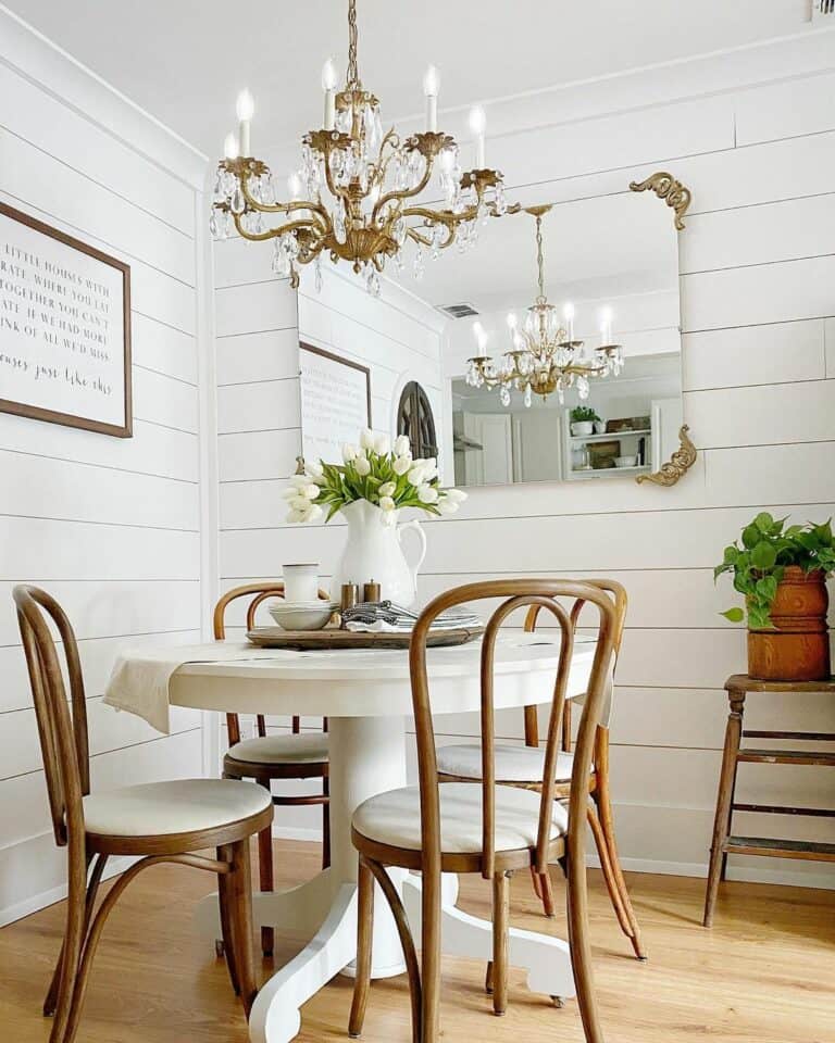 Small Dining Room With Vintage Accents