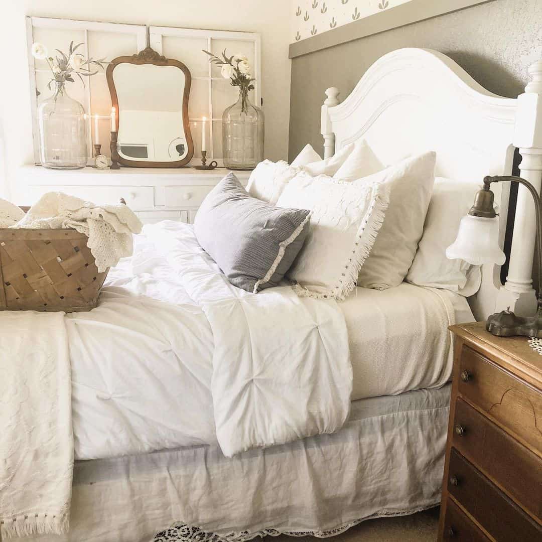 Vintage Accessories Rest on a White Dresser Soul & Lane