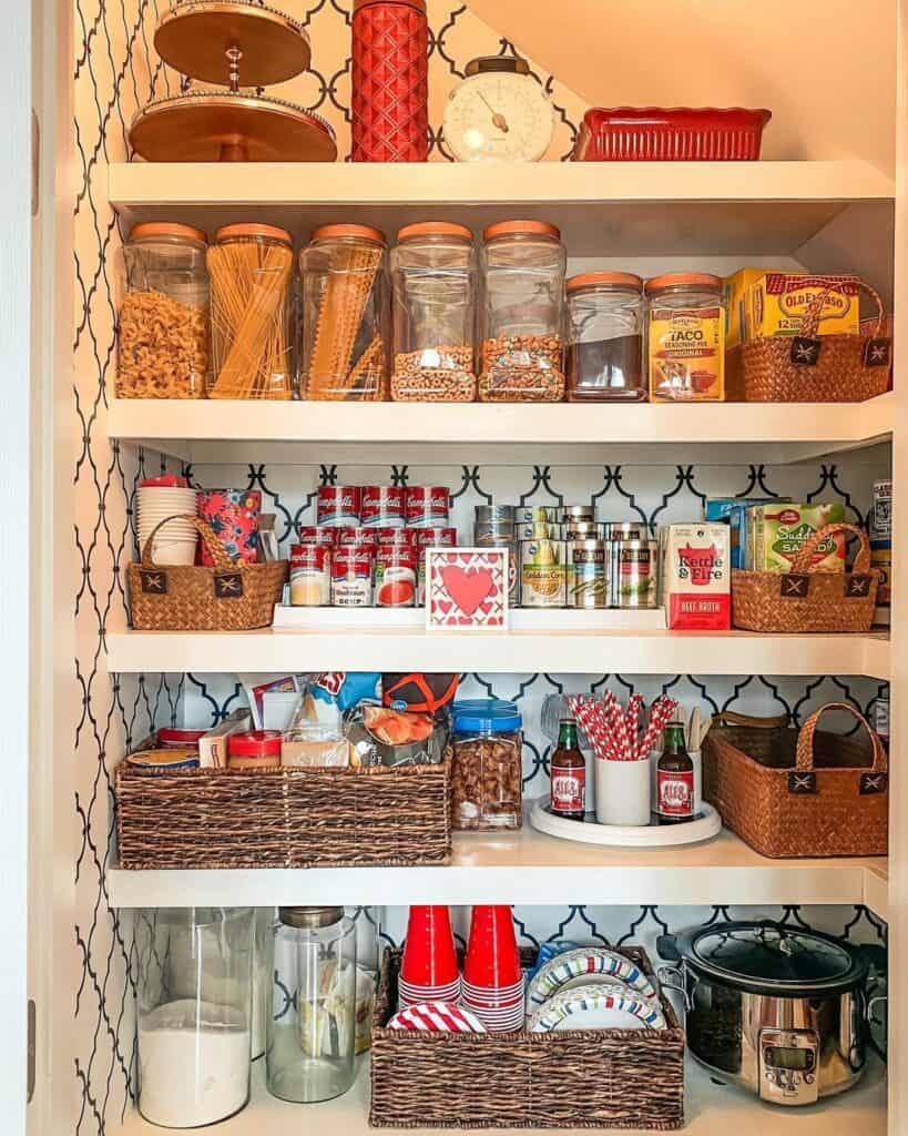 Wallpaper Ideas for Small Pantries