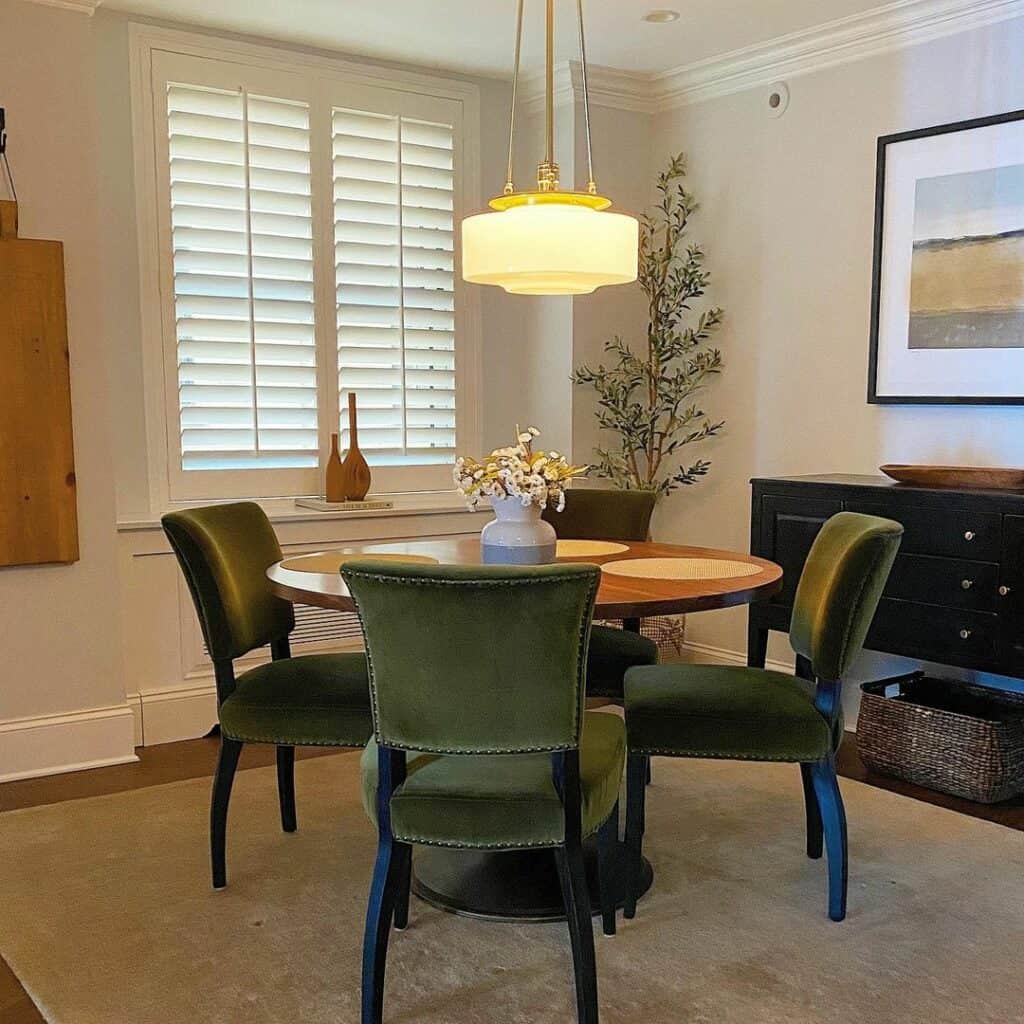 Warm Lighting Illuminates Earth-toned Space